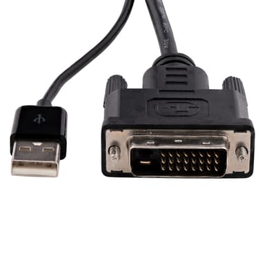 StarTech.com DVI to DisplayPort Adapter - USB Power - 1920 x 1200 - DVI to DisplayPort Converter - Video Adapter - DVI-D to DP view 3