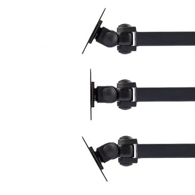 Lindy LCD and LED Multi Joint Cantilever TV Wall Bracket Mount upto 10kg, Black view 4