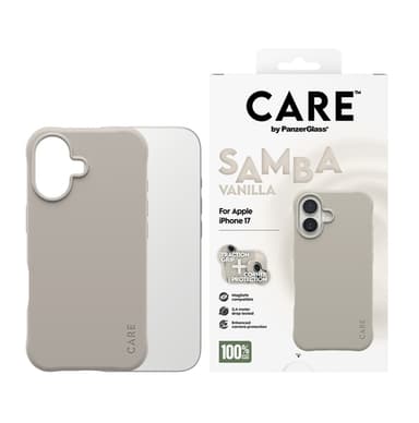 PanzerGlass CARE™ by ® Samba Case Vanilla w. MagSafe iPhone 17 view 2