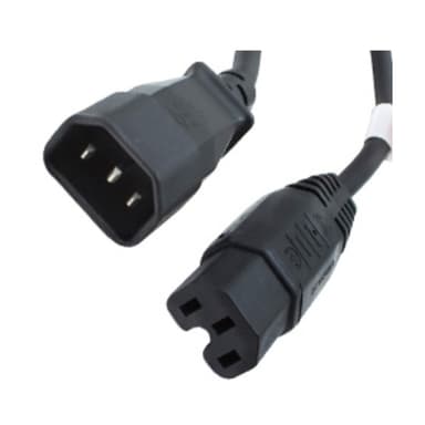 Origin Storage 2m Power Cable - PDU to Switch IEC C14(M)-IEC C15(F) view 1