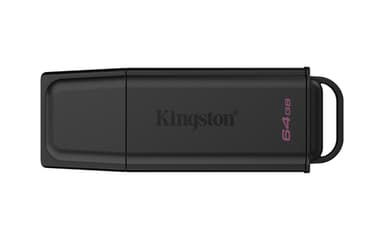 Kingston Technology DataTraveler 64GB Portable USB 3.2 Gen 1 Exodia Black view 1