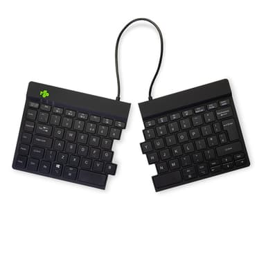 R-Go Tools Ergonomic keyboard R-Go Split Break with break software, ergonomic split keyboard, QWERTY (UK), Bluetooth, black view 3