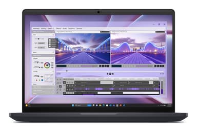 DELL Pro Max 16 MC16250 Intel Core Ultra 7 265H Mobile workstation 40.6 cm (16") Full HD+ 32 GB DDR5-SDRAM 1 TB SSD NVIDIA RTX PRO 500 Blackwell Wi-Fi 7 (802.11be) Windows 11 Pro Black UK English view 1