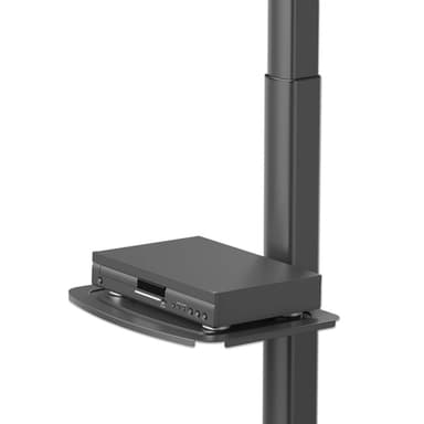 Manhattan Trolley Mount Stand for TV & Monitors (crank handle height adjust), For screens: 37" to 65", VESA compatibility: all between 200x200 to 600x400mm -check the dimensions of the four mounting holes on back of screen to ensure it fits, Max 70kg,1120 to 1570mm view 10