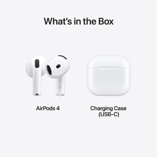 Apple AirPods 4 Headset True Wireless Stereo (TWS) In-ear Calls/Music/Sport/Everyday Bluetooth White