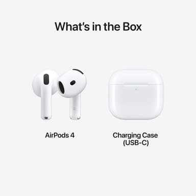 Apple AirPods 4 Headset True Wireless Stereo (TWS) In-ear Calls/Music/Sport/Everyday Bluetooth White view 8