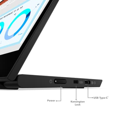 Lenovo ThinkVision M14d computer monitor 35.6 cm (14") 2240 x 1400 pixels 2.2K LED Black view 9