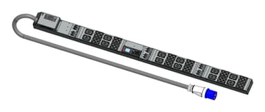APC APF8896ID-BLU02 power distribution unit (PDU) 48 AC outlet(s) 0U Black, Red view 1