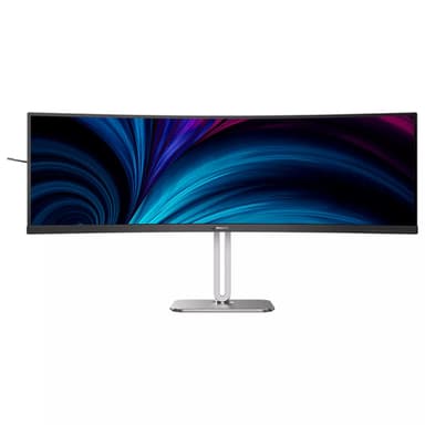 Philips 5000 series 49B2U5900C/00 computer monitor 124 cm (48.8") 5120 x 1440 pixels Dual QHD LCD Black view 5