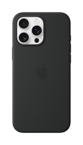Apple iPhone 16 Pro Max Silicone Case with MagSafe - Black view 1