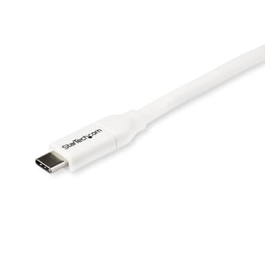 StarTech.com USB-C to USB-C Cable w/ 5A PD - M/M - White - 2 m (6 ft.) - USB 2.0 - USB-IF Certified view 3