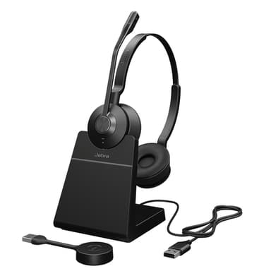 Jabra Engage 55 - USB-A UC Stereo Stand, EMEA/APAC view 1