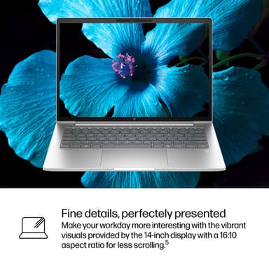 HP ProBook 4 G1iR Intel Core 5 120U Laptop 35.6 cm (14") WUXGA 8 GB DDR5-SDRAM 256 GB SSD Wi-Fi 6E (802.11ax) Windows 11 Pro Silver view 11