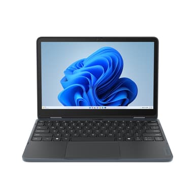 Lenovo 300w 2-in-1 Gen 5 Intel® N N150 Hybrid (2-in-1) 29.5 cm (11.6") Touchscreen HD 8 GB LPDDR5-SDRAM 128 GB UFS Wi-Fi 6E (802.11ax) Windows 11 Pro Grey English view 1