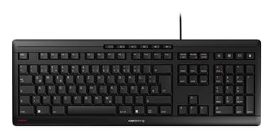 CHERRY STREAM keyboard Office USB QWERTZ German Black view 1