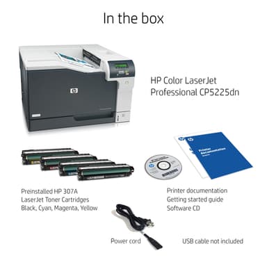 HP Color LaserJet Professional CP5225dn Printer view 18