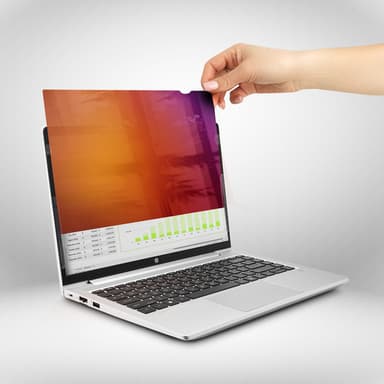 StarTech.com 14-inch 16:9 Laptop Privacy Screen, Reversible Gold Filter w/Enhanced Privacy, Computer Security Filter, Removable Screen Protector/Shield, +/- 30 Deg. view 4