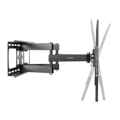 Manhattan Outdoor Wall Mount for TV & Monitors (Full Motion), For screens 37" to 65", VESA compatibility: all between 200x200mm to 600x400mm - check the dimensions of the four mounting holes on back of screen to ensure it fits, Max 50kg, Weatherproof, Bracket view 7