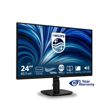 Philips 2000 series 24B2N2200/00 computer monitor 60.5 cm (23.8") 1920 x 1080 pixels Full HD LCD Black view 4