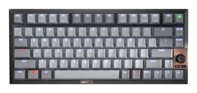 CHERRY KW 300 MX keyboard Home USB + Bluetooth QWERTY US English Black, Copper, Grey view 1