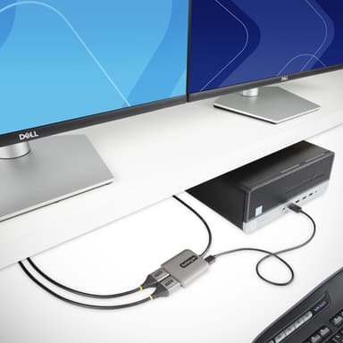 StarTech.com Dual-Monitor DisplayPort 1.4 Splitter, DisplayPort to 2x DP Multi-Monitor Adapter, Dual 5K 60Hz Computer MST Hub, Extra-Long Built-in Cable - Windows Only view 7