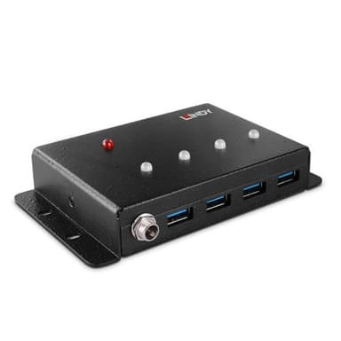 Lindy 4 Port USB 3.0 Metal Hub view 1