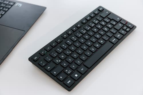CHERRY KW 9200 MINI keyboard Universal USB + RF Wireless + Bluetooth QWERTZ German Black