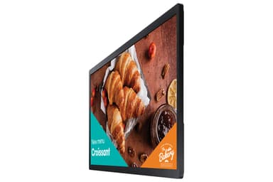 Samsung QB24C Digital signage flat panel 61 cm (24") LED Wi-Fi 250 cd/m² Full HD Black Built-in processor Tizen 16/7 view 6