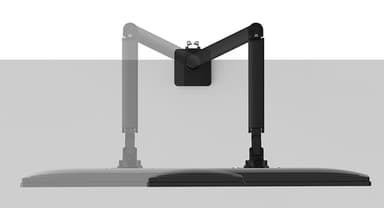 Neomounts DS70-250BL1 Monitor arm 17-35" - gas spring - Topfix - 180°-stop view 6