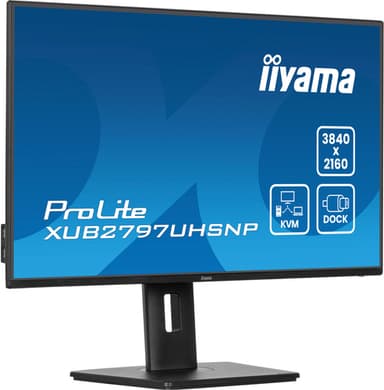 iiyama ProLite XUB2797UHSNP-B1 computer monitor 68.6 cm (27") 3840 x 2160 pixels 4K Ultra HD LED Black view 5