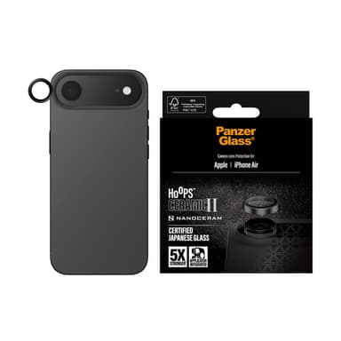 PanzerGlass ® Hoops® Ceramic II Camera Lens Protector iPhone Air Clear screen protector Apple 1 pc(s) view 2