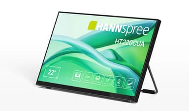 Hannspree HT220CUA computer monitor 54.5 cm (21.4") 1920 x 1080 pixels Full HD LED Touchscreen Black view 7