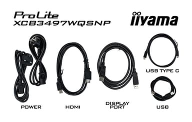 iiyama ProLite XCB3497WQSNP-B1 computer monitor 86.4 cm (34") 3440 x 1440 pixels UltraWide Quad HD LED Black view 14