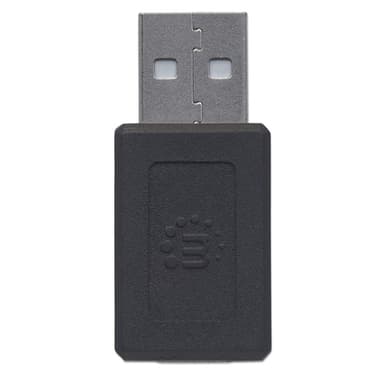 Manhattan USB-C to USB-A Adapter, Female to Male, 480 Mbps (USB 2.0), Hi-Speed USB, Black, Lifetime Warranty view 7