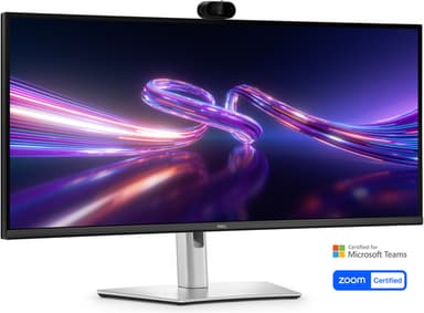 DELL Pro P P3426WEV computer monitor 86.6 cm (34.1") 3440 x 1440 pixels Wide Quad HD LCD Black, Silver view 2