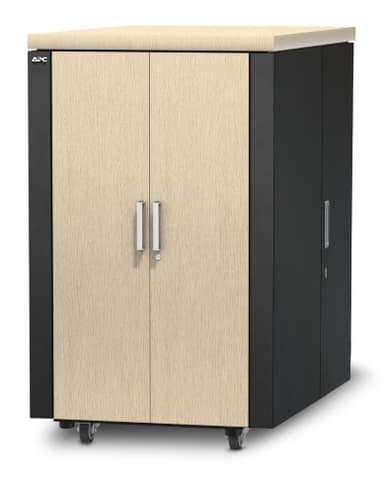 APC NetShelter CX 24U Freestanding rack Grey, Oak view 2