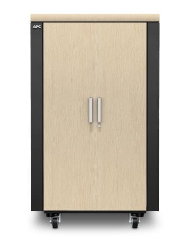 APC NetShelter CX 24U Freestanding rack Grey, Oak