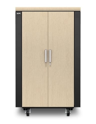 APC NetShelter CX 24U Freestanding rack Grey, Oak view 1