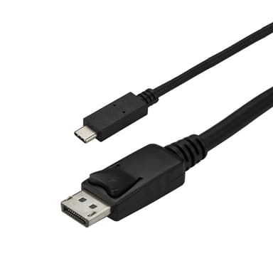 StarTech.com 9.8ft/3m USB C to DisplayPort 1.2 Cable 4K 60Hz - USB-C to DisplayPort Adapter Cable - HBR2 USB Type-C DP Alt Mode to DP Monitor Video Cable - Works w/ Thunderbolt 3 - Black view 3