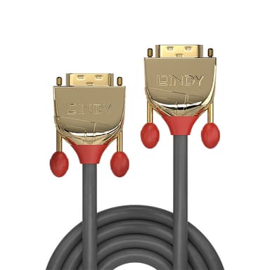 Lindy 2m DVI-D Dual Link Cable, Gold Line view 2