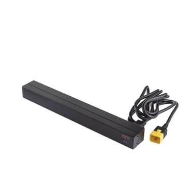 APC NetShelter Basic Rack PDU, 1U, 1PH, 3.7kW 230V 16A or 3.3kW 208V 16A, x12 C13 outlets, C20 cord view 21