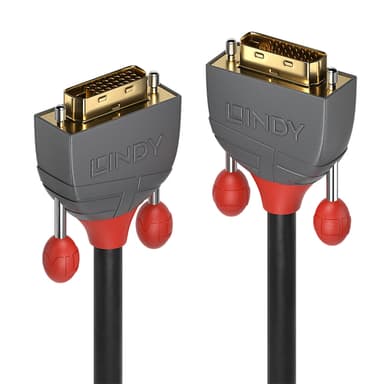 Lindy 1m DVI-D Dual Link Cable, Anthra Line view 1