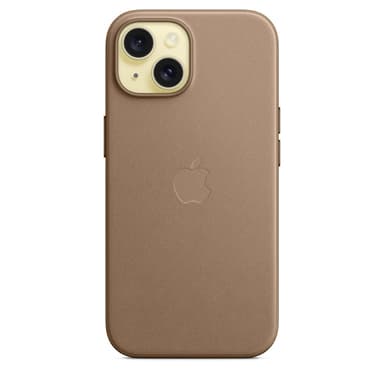 Apple iPhone 15 FineWoven Case with MagSafe - Taupe view 3