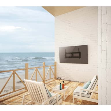 Manhattan Outdoor Wall Mount for TV & Monitors (Tiltable Anti Theft), For screens 37" to 65", VESA compatibility: all between 200x200mm to 600x400mm - check the dimensions of the four mounting holes on back of screen to ensure it fits, Max 80kg, Lockable, Bracket view 2