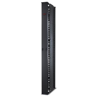 APC Performance,Vertical Cable Manager for 2 & 4 Post Racks, 84"H x 6"W, Double-Sided with Doors view 1