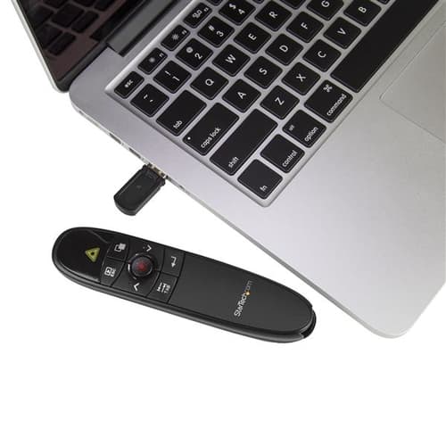 StarTech.com Wireless Presentation Remote with Red Laser Pointer - 90 ft. (27 m) - TAA