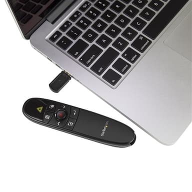 StarTech.com Wireless Presentation Remote with Red Laser Pointer - 90 ft. (27 m) - TAA view 5