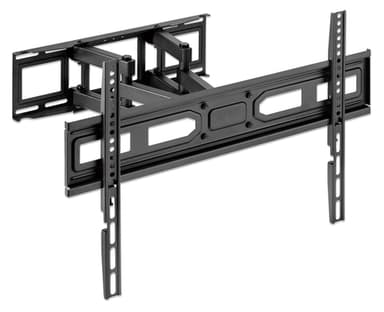 Manhattan Wall Mount for TV & Monitors (Full Motion), For screens 32" to 65", VESA compatibility: all between 100x100mm to 600x400mm - check the dimensions of the four mounting holes on back of screen to ensure it fits, Max 40kg, Black, Bracket, Lifetime Warranty view 2
