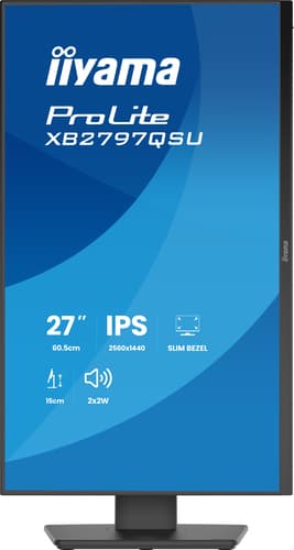 iiyama ProLite XB2797QSU-B1 computer monitor 68.6 cm (27") 2560 x 1440 pixels Quad HD LED Black view 4