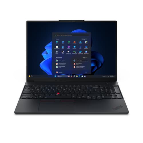Lenovo ThinkPad E16 Gen 3 (Intel) Copilot+ PC Intel Core Ultra 5 226V Laptop 40.6 cm (16") WUXGA 16 GB LPDDR5x-SDRAM 512 GB SSD Wi-Fi 6E (802.11ax) Windows 11 Pro Black UK English